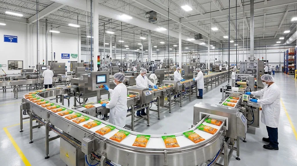 Vedação para indústria alimentícia em linha de envase – Elastoved